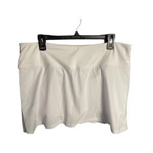 Bolle Extra Dry Technology Tennis Skort Skirt Women's White W/Pleats Size XL NWT